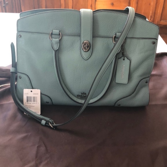 Coach Handbags - Authentic Blue Coach (Cloud Blue)